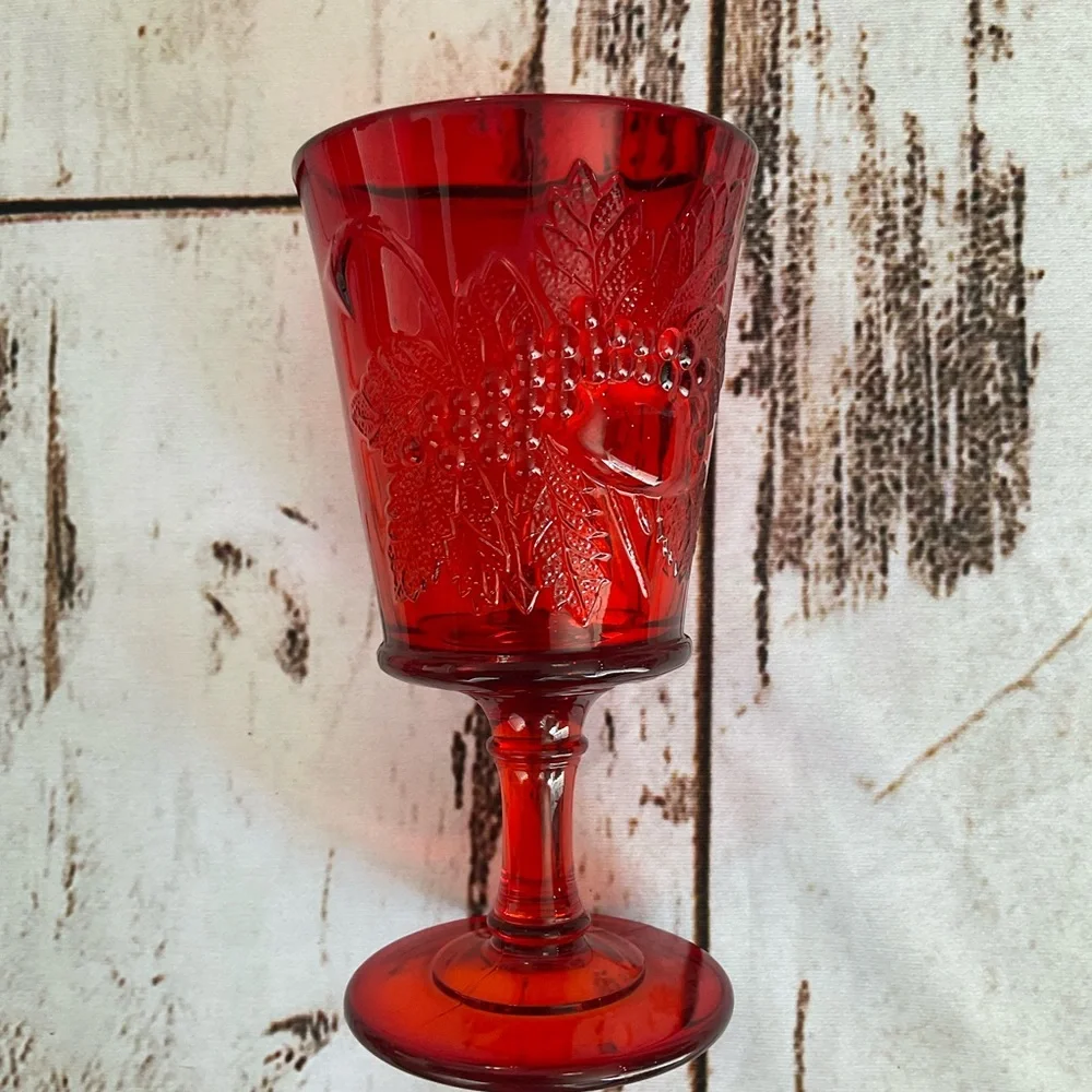 LG WRIGHT STRAWBERRY AND CURRENT RUBY WINE‎ GLASS